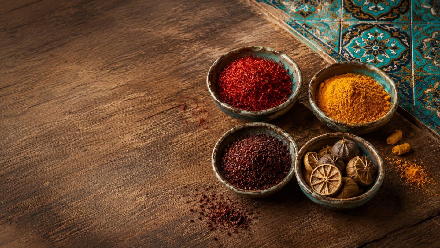 تصویر دسته‌بندی ادویه و چاشنی ختن