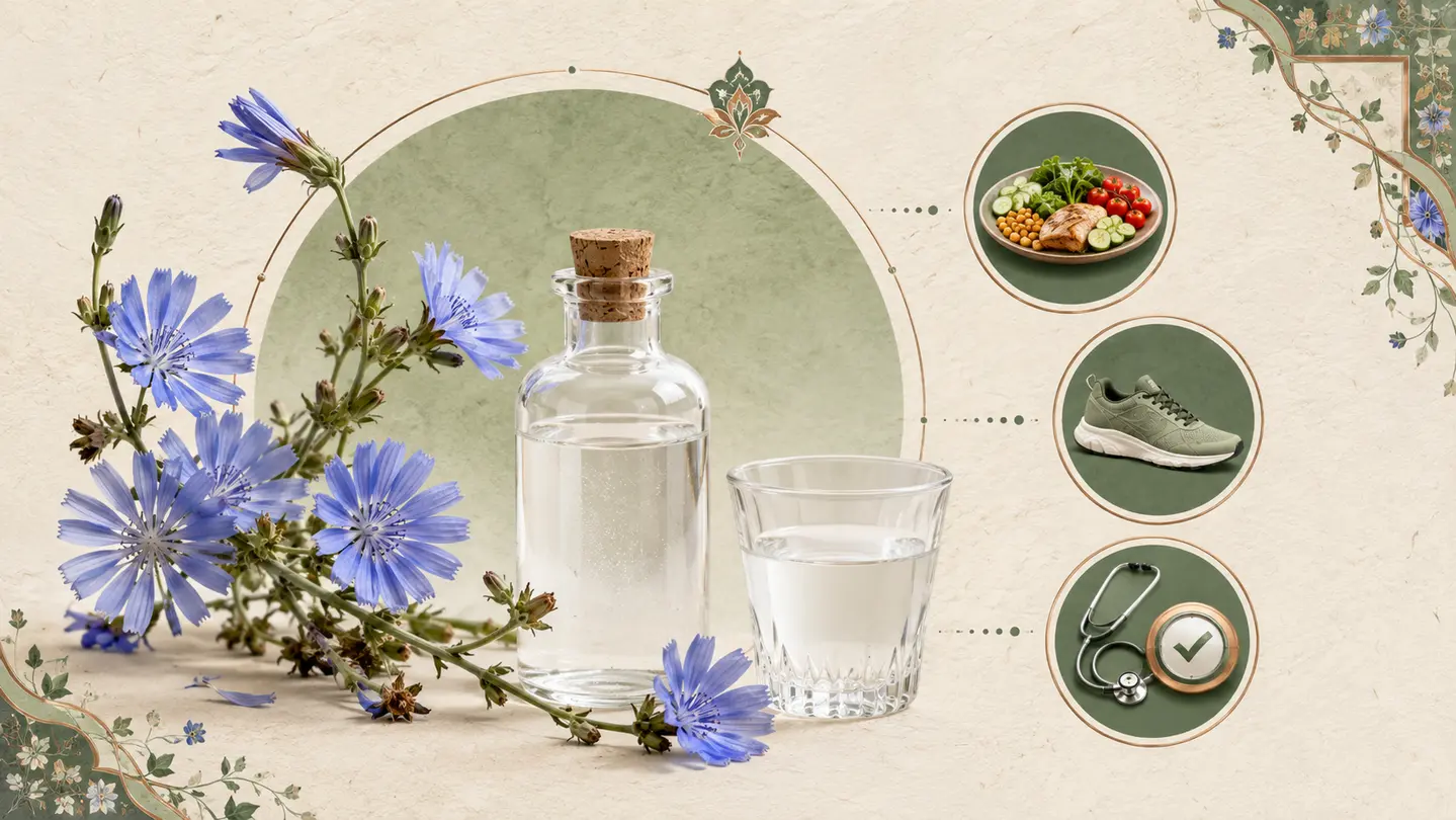 اینفوگرافیک عرق کاسنی برای کبد چرب و جوش؛ کجا مفید است و کجا باید واقعبین بود؟